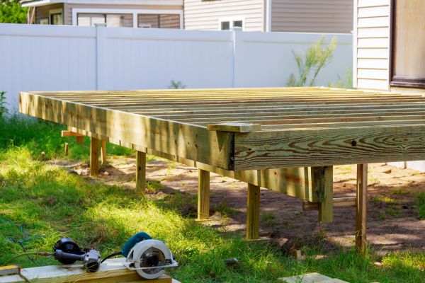 Elevated Deck Installation in Boston