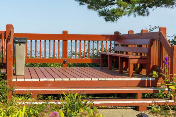 Redwood Deck Construction in Boston